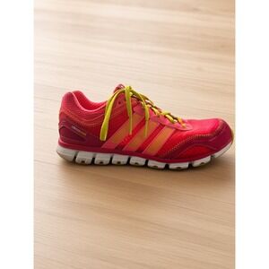 Adidas Climacool Women's Size 9.5 Pink Running Shoes Neon Yellow